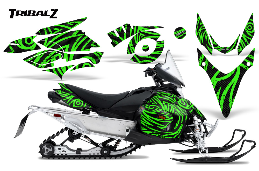 Yamaha Phazer Graphics TribalZ Green